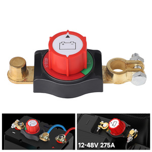 Interrupteur automatique 12-48V 275A marche/arrêt pour arrêt du moteur avec bornes en cuivre pour la protection de la batterie du véhicule - Product Image 4