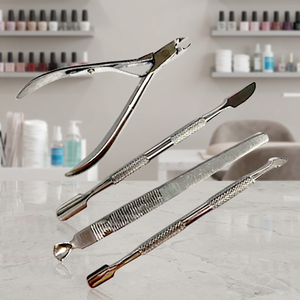 Extractor de Acné Profesional, Empujador y Removedor de Cutículas, Herramienta para Limpiar Uñas, Manicura, OEM, Acero Inoxidable, Doble Punta, Reutilizable - Product Image 3
