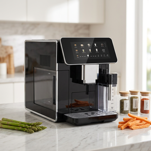 Cafetera Totalmente Automática para el Hogar y la Oficina, 15 Bares, Espumador de Leche Automático, Cafetera y Máquina de Espresso - Product Image 3