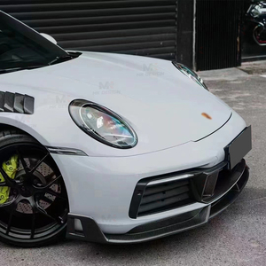 สปอยเลอร์ขอบคางกันชนหน้าสำหรับ PORSCHE <span class=keywords><strong>911</strong></span> 992 <span class=keywords><strong>Carrera</strong></span> <span class=keywords><strong>S</strong></span> <span class=keywords><strong>2019</strong></span> + ที่มีคุณภาพสูงคาร์บอนไฟเบอร์แท้ - Product Image 6