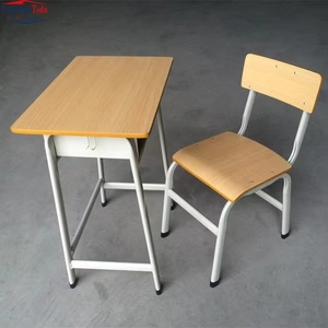 Students Classroom Kids Hall Application Modern School Furniture Wholesale <b>Set</b> of Durable Metal Table <b>and</b> <b>Chair</b> - Product Image 6