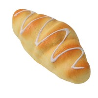 Jouet anti-stress super doux en forme de mini-pain de boulangerie - Squishy à rebond lent, design Kawaii, cadeau pour les 14 ans et plus