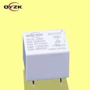 12 Volt SPDT 10AMP 250VAC 10A 277VAC 5 Pin 0.36W Alternative To 3FF Air Conditioning PCB Board Small Size Power Relay