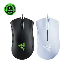 Asli Razer DeathAdder Penting Mouse 6400DPI Diprogram Tombol Ergonomis 10 Juta Siklus Hidup Mouse