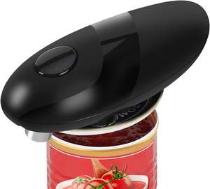 Kitchen <b>Gadgets</b> De Cuisine Battery Operation Can Opener One Touch Open Lid Screw Home Automatic <b>Electric</b> Jar Tin Opener - Product Image 1