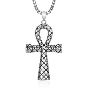 Ankh <b>Cross</b> Stainless Steel Necklace Unisex Pendant Gift Jewelry Fashion Charm - Product Image 5