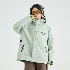 Women's 3 In 1 Down Lined Windbreaker Jacket Full Sleeve Windproof Autumn Winter Warm Parka Workwear - Product Image 3