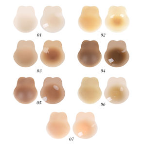 Copri capezzolo in Silicone per grandi orecchie di coniglio XLG copri capezzolo appiccicoso copri capezzolo copri adesivi riutilizzabili Push up invisibili del reggiseno - Product Image 1