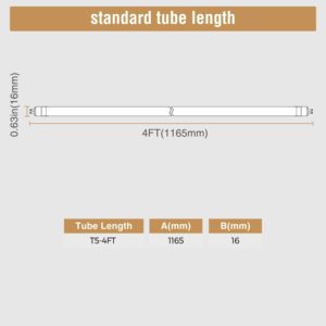 Lampe fluorescente en verre <span class=keywords><strong>T5</strong></span> de 54 W, 4 pieds, 460 nm, principes de fonctionnement CFL, lampes de culture <span class=keywords><strong>pour</strong></span> plantes d'intérieur - Product Image 4
