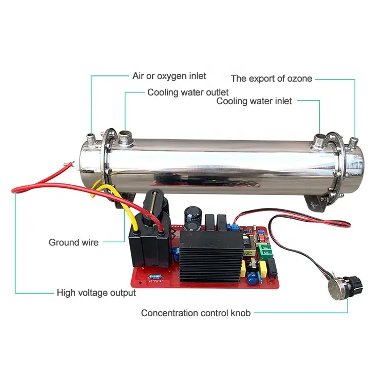 Wangeli 20g 30g 50g Wasser aufbereitung Ozon generator, Ozon generator für Trinkwasser Schwimmbad