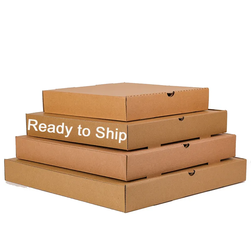 rectangular pizza box 6/7/8/9/10/11/12/13/16/18 inch cardboard paper custom pizza box in stock square pizza carton box