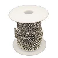 304 Rvs 5Mm Curb Link Zilveren Ketting