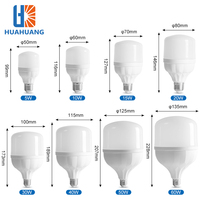 Ampoule LED à économie d'énergie pour éclairage intérieur, PBT+PP, 5W, 10W, 15W, 20W, 30W, 40W, 50W, 60W, B22, E27, avec CRI 80 et une durée de vie de 50 000 heures