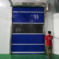 Porte rapide automatique à détection radar en PVC, volet roulant industriel pour atelier, usine chinoise