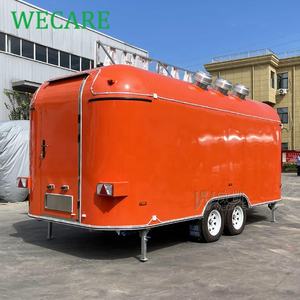 WECARE Mobile Cuisine Pizza Hotdog BBQ Fast Food Remorques Entièrement Équipé Remorque Crème Glacée Café Food Truck à vendre - Product Image 4