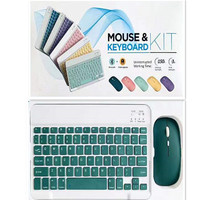 Mini teclado inalámbrico Bluetooths y combos de ratón, juego de teclado, Teclado Klavye para ordenador portátil recargable, teléfono, tableta, Android