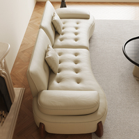 Neues Chinesisches Wohnzimmer-Kombinationssofa aus Stoff, Nordeuropäisches Eschenholz-Rattan-Sofa, Massivholz-Sofa