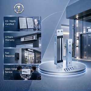 <span class=keywords><strong>Cerradura</strong></span> eléctrica oculta de 280kg y 600 libras de montaje de mortaja personalizada OEM para sistema de Control de acceso de puerta única <span class=keywords><strong>cerradura</strong></span> de puerta electromagnética - Product Image 1