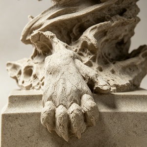 Sculpture de <span class=keywords><strong>lion</strong></span> BZY avec tailles personnalisables, disponible en versions grandes ou petites pour l'extérieur, parfaite pour la décoration intérieure, figurines en résine - Product Image 6