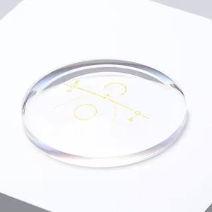 Lentilles de <span class=keywords><strong>Prescription</strong></span> progressives de haute qualité pour lunettes résine blanche optique HMC UC HC EMI Protection des yeux couleur de lentille claire - Product Image 3