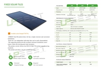 Vente directe d'usine de systèmes solaires photovoltaïques intégrés aux bâtiments, tuiles solaires Dipv