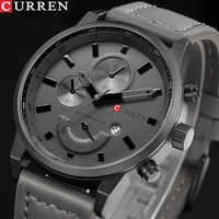 Reloj de Pulsera CURREN 8217 de Cuero de Lujo con Envío Directo, Reloj de Cuarzo Deportivo de Alta Calidad para Hombre, Relojes de Marca Superior para Hombre