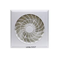 Ventilateur d'extraction d'air de toit axial électrique en plastique avec moteur en cuivre AC, étanche, pour toilettes, fabrication OEM ODM, garantie 3 ans