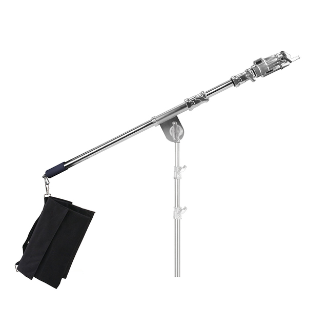 E-IMAGE EI-B96 Steel Boom Arm 124.5-210cm with 5/8"mount and Combo Head
