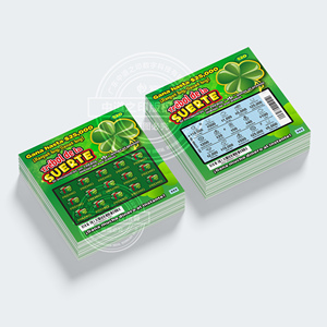 Low Cost Custom Printed Paper Scratch and Win Cards High Quality Lotto Cards in China - Product Image 4