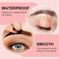 Kit de teinture liquide hybride pour sourcils sans henné, maquillage permanent pour sourcils et ensemble de teinture pour rehaussement de cils