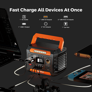Station d'alimentation portable FlashFish 200W, générateur solaire 144.3Wh, batterie LiFePO4, sortie AC USB DC - Product Image 4