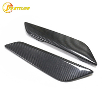 Pour BMW G30 Garniture de pare-chocs latéral en fibre de carbone sèche Série 5 G30 Grilles latérales de ventilation adhésives 2017+ Berline