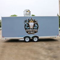 Camion de vente ambulante de crème glacée Chammp avec cuisine complète en acier inoxydable