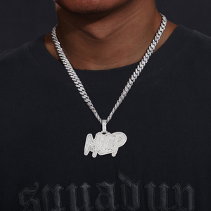 High Quality Custom Styles Letter Pendant <strong>Silver</strong> 925 Moissanite Iced Out <strong>Name</strong> Pendant <strong>Necklace</strong> for Men Hip Hop Jewelry Gifts - Product Image 5