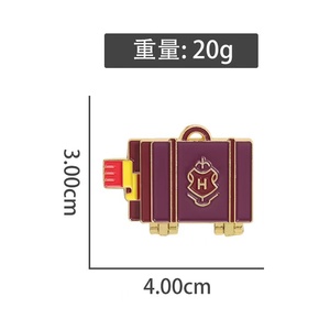 Broche métallique créative Magic College Cartoon <span class=keywords><strong>Film</strong></span> & Television autour de l'épingle en émail <span class=keywords><strong>hibou</strong></span> pour Noël Halloween Occasions de la fête nationale - Product Image 5