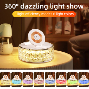 Nouvel arrivage de gadgets Chargeur sans fil 15W pour iPhone avec lampe de nuit d'ambiance pour la décoration de la maison Hôtel Cadeau pour le camping - Product Image 3