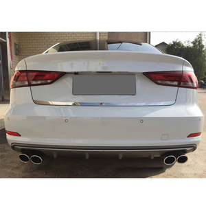 Difusor de parachoques trasero de piezas de automóvil más vendido con versión Normal Tailthroat Sedan para <span class=keywords><strong>Audi</strong></span> A3 S3 2014-2016 - Product Image 6