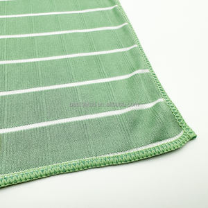 40x40 cm 370 GSM Serviette de lavage de voiture <span class=keywords><strong>Microfibre</strong></span> <span class=keywords><strong>Bambou</strong></span> Chiffon de nettoyage pour <span class=keywords><strong>vitre</strong></span> - Product Image 5