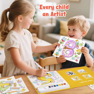 Joycat Hot Selling Schattige MAGIC Waterverfboeken Magische Waterpen Boek Water Onthullende Kleurboek voor Kinderen - Product Image 6