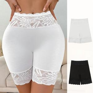 Leggings in Pizzo a Vita Alta, Pantaloncini di Sicurezza Anti-Arricciamento, Mutande Modellanti per Donna - Product Image 1