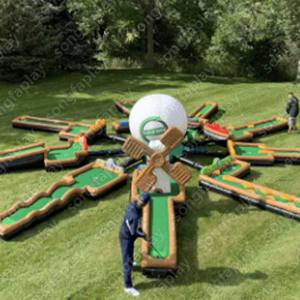 Parcours de <span class=keywords><strong>mini</strong></span>-<span class=keywords><strong>golf</strong></span> géant gonflable, jeu de <span class=keywords><strong>mini</strong></span>-<span class=keywords><strong>golf</strong></span> gonflable intérieur/extérieur pour événements, location de fêtes, installations de parcs d'attractions - Product Image 5