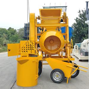 新しい350L 500L小型コンクリートミキサー机械ディーゼル电気ガソリンセメントコンクリートミキサー - Product Image 1