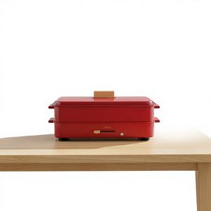 Parrilla Eléctrica Multifuncional y Olla Caliente 2 en 1, Ahorradora de Energía y sin Humo, Compatible con el Idioma Holandés, para Uso Doméstico - Product Image 1