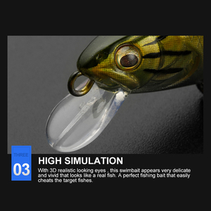 JOHNCOO 55mm 4.4g Minnow Hard Lures per Spigola 2020, Wobbler a Lenta Affondamento, Esche Artificiali da Pesca - Product Image 5