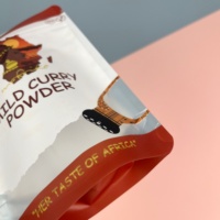 Sachet Doypack Personnalisé en PE avec Fenêtre Transparente pour Poudre d'Assaisonnement Alimentaire et Aliments pour Animaux – Qualité Alimentaire Refermable de Haute Qualité