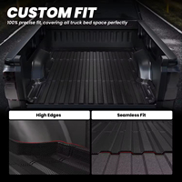 Kit de protection intérieur arrière en TPE imperméable sur mesure pour benne de pick-up Tundra – Accessoires