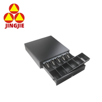 Cajón de Dinero para Sistemas POS de Alta Calidad JJ-405A, Caja de Seguridad con Cerradura de 3 Posiciones, RJ11, Precio al por Mayor, Cajón para Dinero para Comercio Minorista