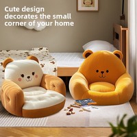 Nouveau Canapé Fauteuil Bébé en Tissu Doux Épaissi, Design Moderne avec Espace Détente pour Enfants