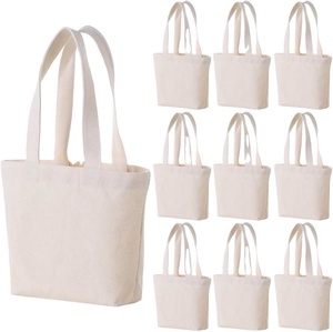 Sac fourre-tout en toile de jute et coton écologique de haute qualité, recyclable, avec logo personnalisé, poignée et impression tendance pour promotions - Product Image 1