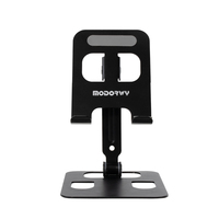 Support de téléphone pliable réglable en alliage d'aluminium Support pour tableau de bord Mobile/tablette avec support flexible